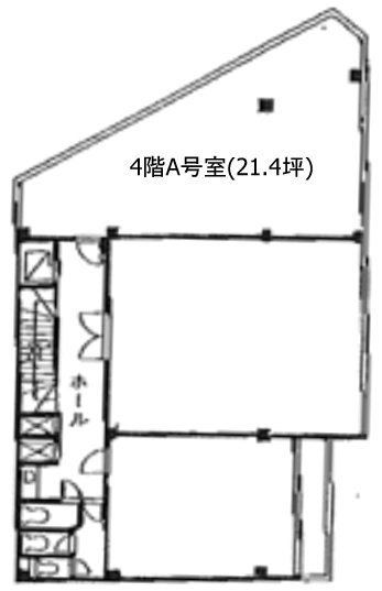 日経タイプビルA 間取り図