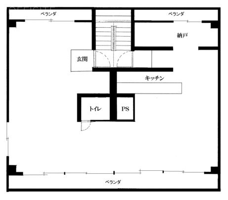 第2吉田ビル4F 間取り図