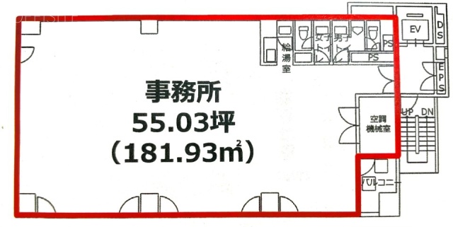 にしかわビル4F 間取り図