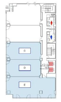 日総第13ビルE 間取り図