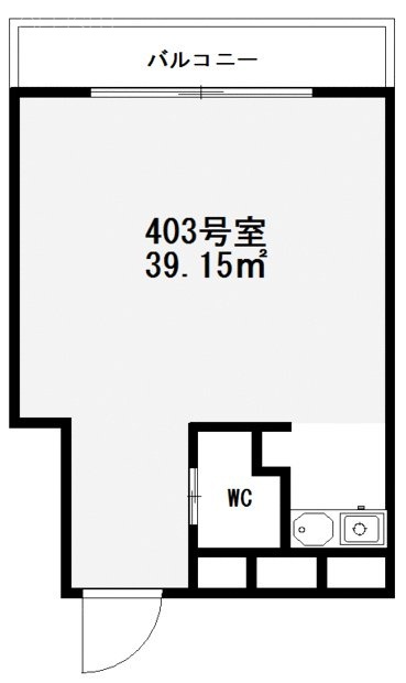 リッツ幡ヶ谷ビル403 間取り図