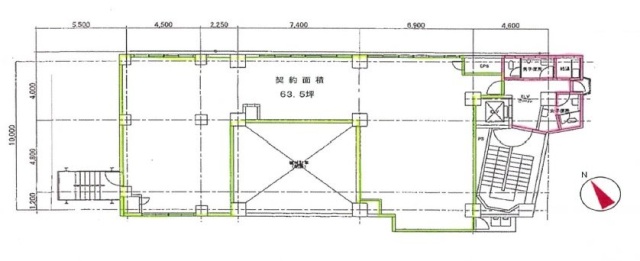 新大宗道玄坂上ビル601 間取り図