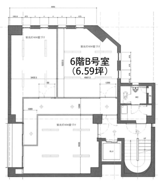 ニューアートビルB 間取り図