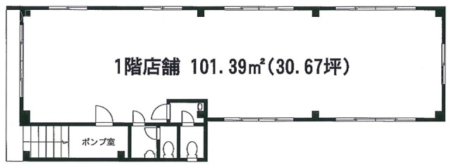 青砥ビル1F 間取り図