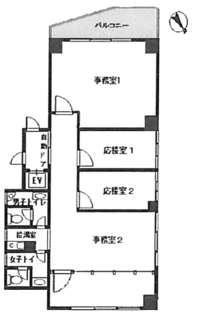 Biz-Field 目黒6F 間取り図