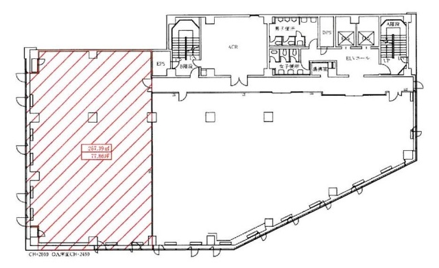 ダイヤパローレビル5F 間取り図