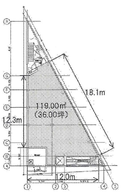 Tri-Angle MINAMIAOYAMA2F 間取り図