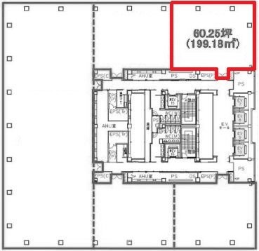 パシフィックセンチュリープレイス丸の内19F 間取り図