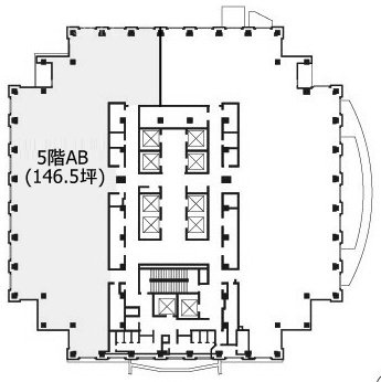 恵比寿プライムスクエアタワーA+B 間取り図