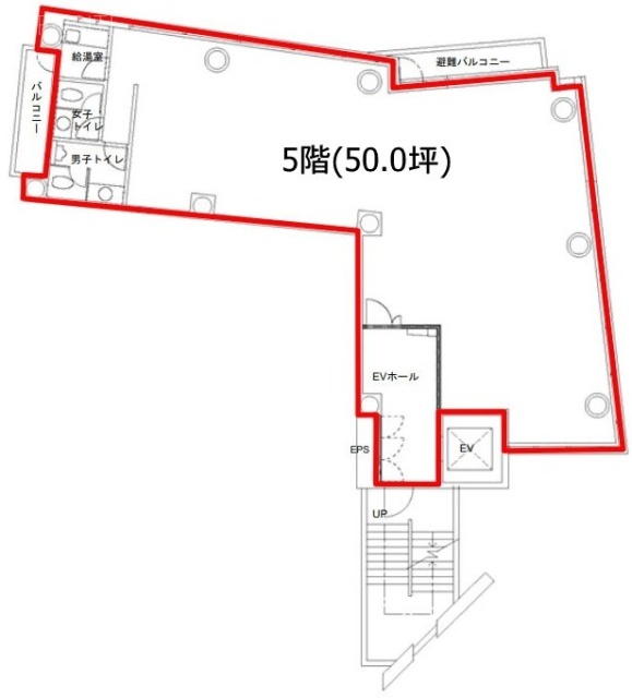 MK麹町ビル5F 間取り図