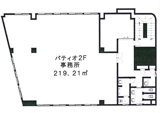 パティオビル2F 間取り図