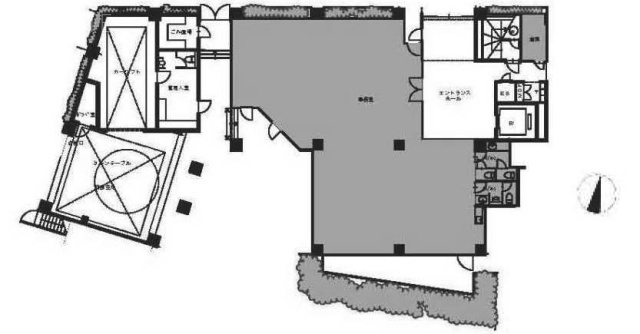 四谷アネックス1F 間取り図