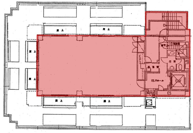サンユー蛎殻町ビル6F 間取り図