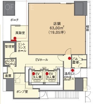 大星八重洲ビル1F 間取り図