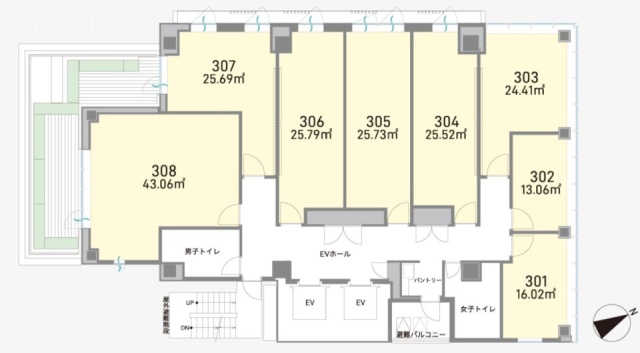 H1O青山303 間取り図