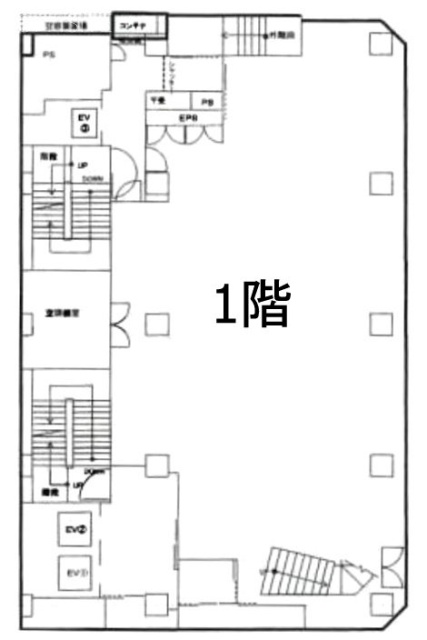 犬山西口ビル1F 間取り図