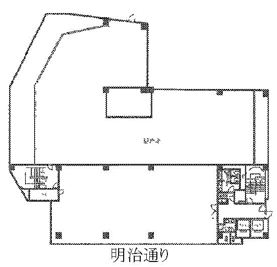 ヤナセ渋谷ビル3F 間取り図