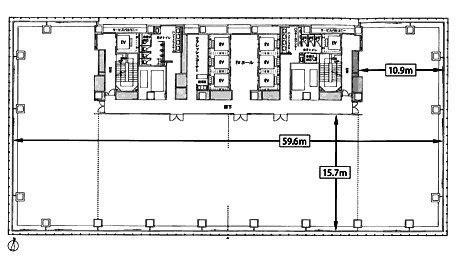 麹町大通りビル14F 間取り図