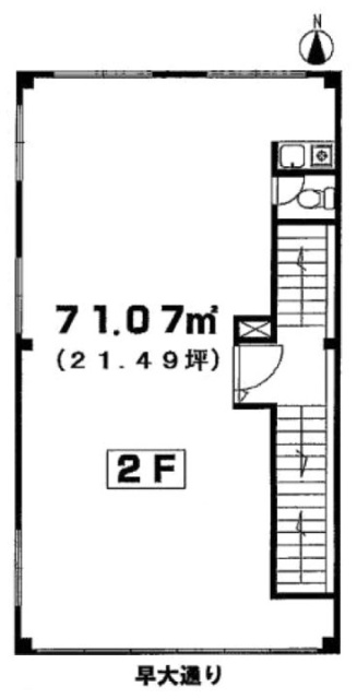 牧ビル2F 間取り図