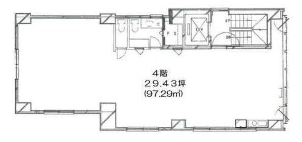 林ビル4F 間取り図