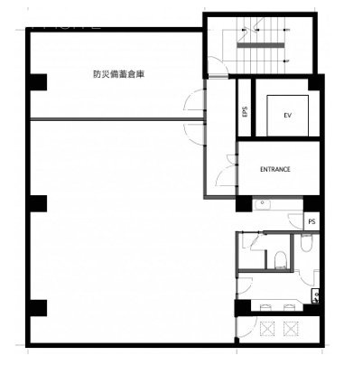 ウィンド水天宮ビル9F 間取り図