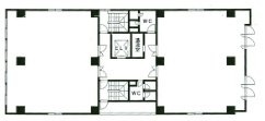 プラザF1ビル2F 間取り図