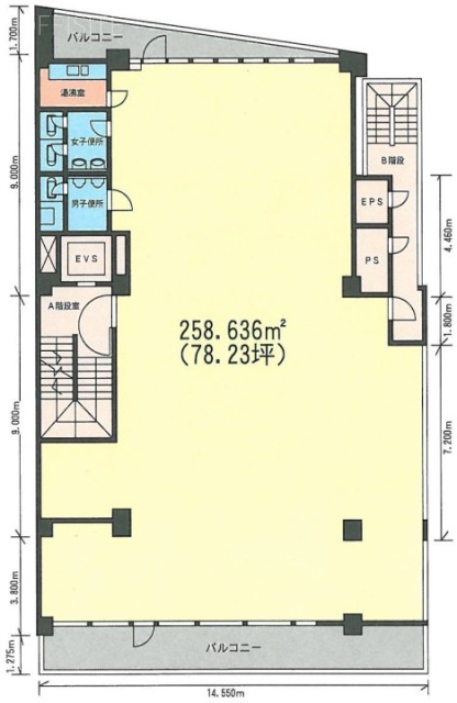 レオ新宿ビル4F 間取り図