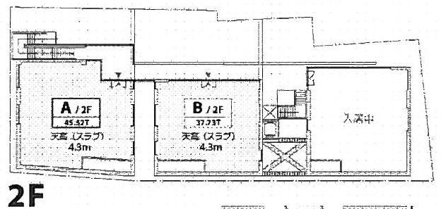 ルーチェ南青山A棟ビル2F 間取り図