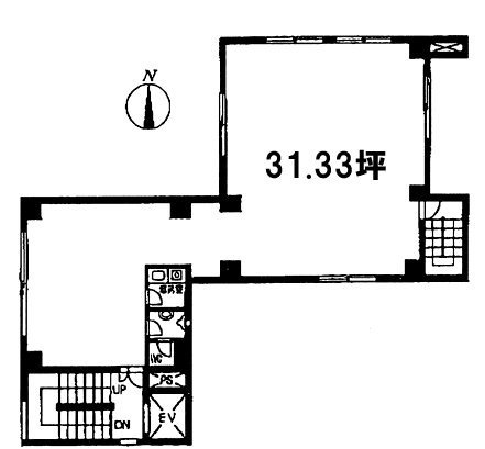 ミトベ第2ビル4F 間取り図