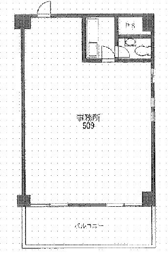 エクレール横浜西口ビル509 間取り図