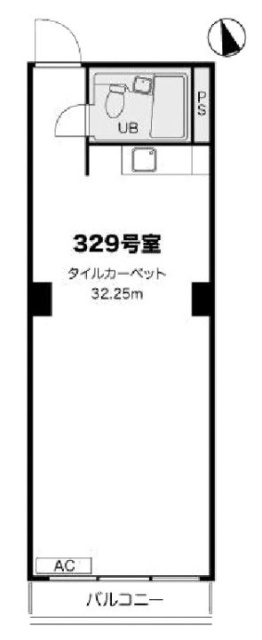 プリメーラ道玄坂329 間取り図