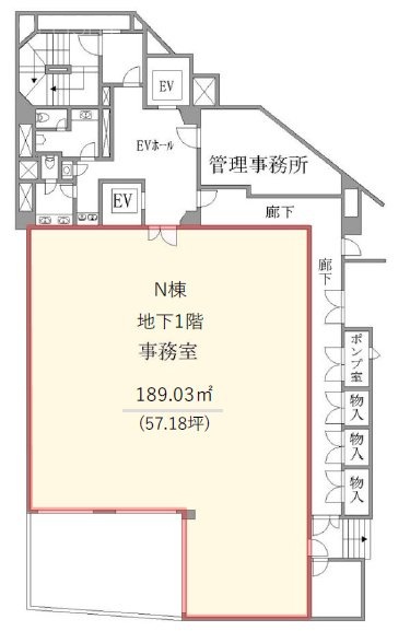 NESビルN棟 間取り図