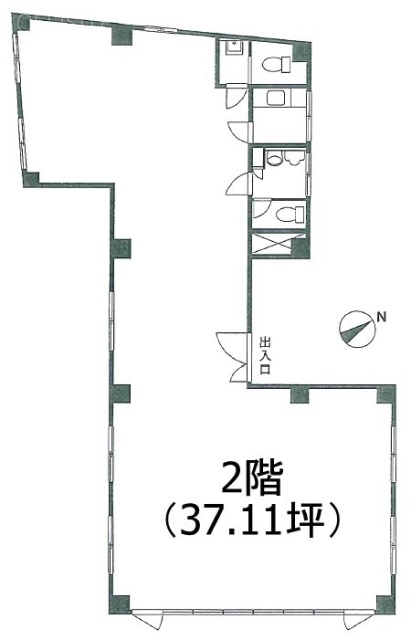 安田ビル2F 間取り図