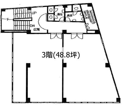 内田ビル3F 間取り図