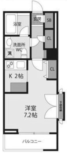 白金タワーテラス棟501 間取り図