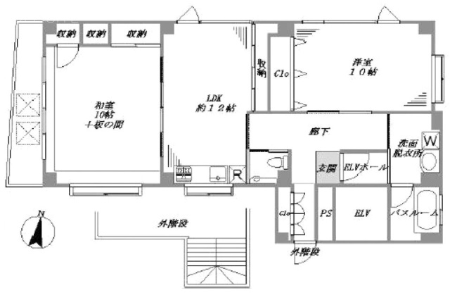 伊勢元総本店ビル8F 間取り図