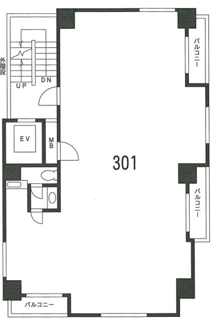 同栄別館ビル1F 間取り図