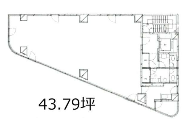 南麻布TMDビル7F 間取り図