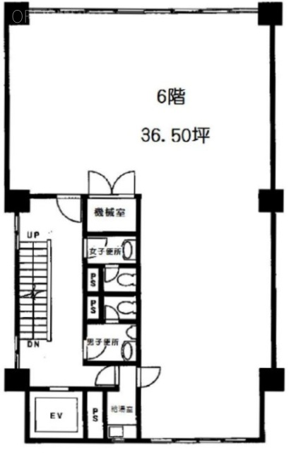 宝国ビル6F 間取り図
