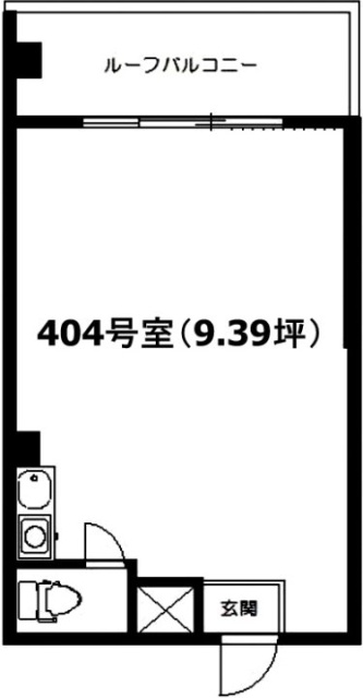 ライオンズマンション赤坂第2404 間取り図