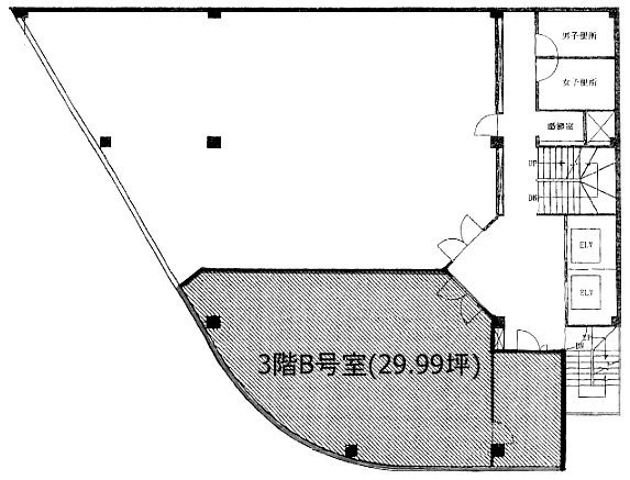 Kamata INAビルB 間取り図