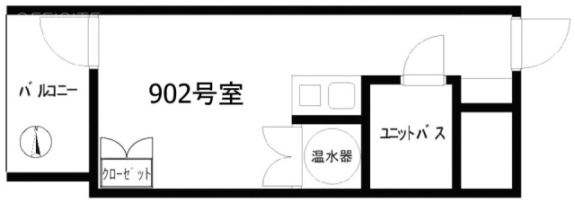 ラフィネお茶の水ビル902 間取り図
