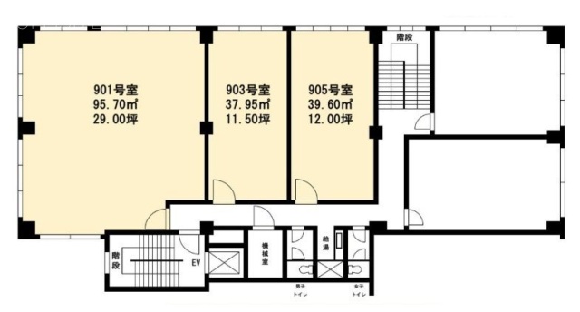 ハシモトビル903 間取り図