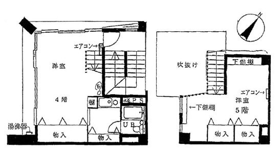 室町SDビル4F～5F 間取り図