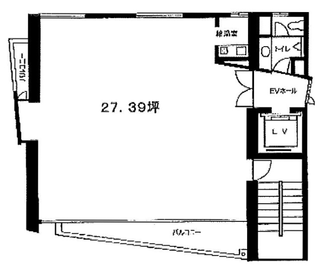 RABANKAⅢビル3F 間取り図