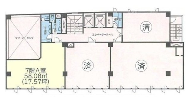 ビジネスヴィップ渋谷・道玄坂坂本ビルA 間取り図