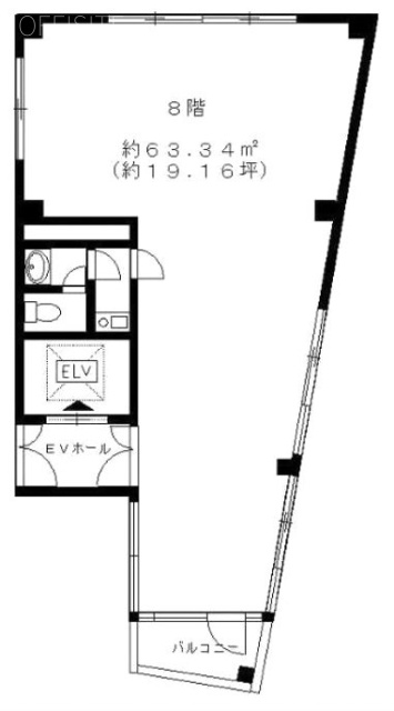 恵比寿ツインズ802 間取り図