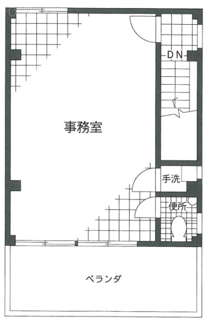 西村ビル3F 間取り図