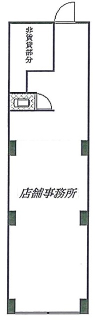 伊勢佐木町5丁目店舗ビル1F 間取り図