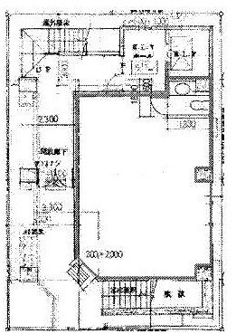 九段サザンビル1F 間取り図